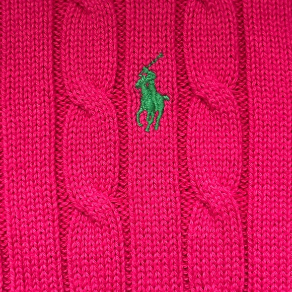 Ralph Lauren Pink Cable Knit Sweater - Picture 3 of 3